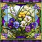 5D DIY Orchid Diamond Art Kits for Beginners (Multicolor) 11.8 x 11.8 x 0.04 inches